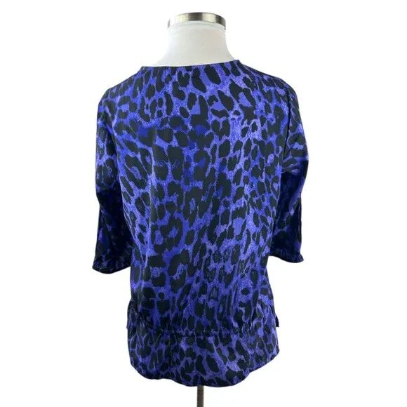 ✨2/$20 *Flawed Lane Bryant Sequin Leopard Print Cold Shoulder Plus Size 14/16 1X - Picture 11 of 16